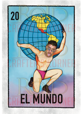 DTF Screen Print Image - 20 El Mundo